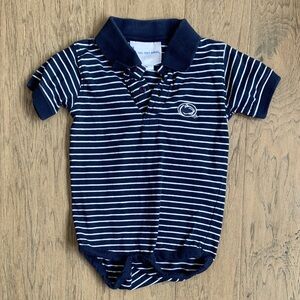 Two Feet Ahead Striped Penn State Golf Creeper